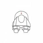 Σφιγκτηράκι συρματοσχοίνων DIN 741 γαλβανιζέ