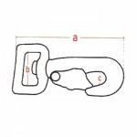 Ασφάλεια κλειδιών νίκελ 79 mm