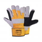 Γάντια δερματοπάνινα με ενίσχυση FF Group