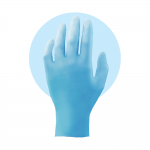 Σετ 100 τεμ γάντια νιτριλίου μιας χρήσης FF Group