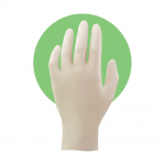 Σετ 100 τεμ γάντια latex μιας χρήσης FF Group