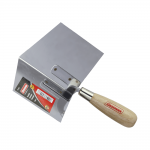 Μυστρί σοβατζήδων με ξύλινη λαβή για γωνίες Benman