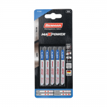 Σετ πριονόλαμες Maxpower Τ118AF για μέταλλο και inox Benman (5 τεμ)